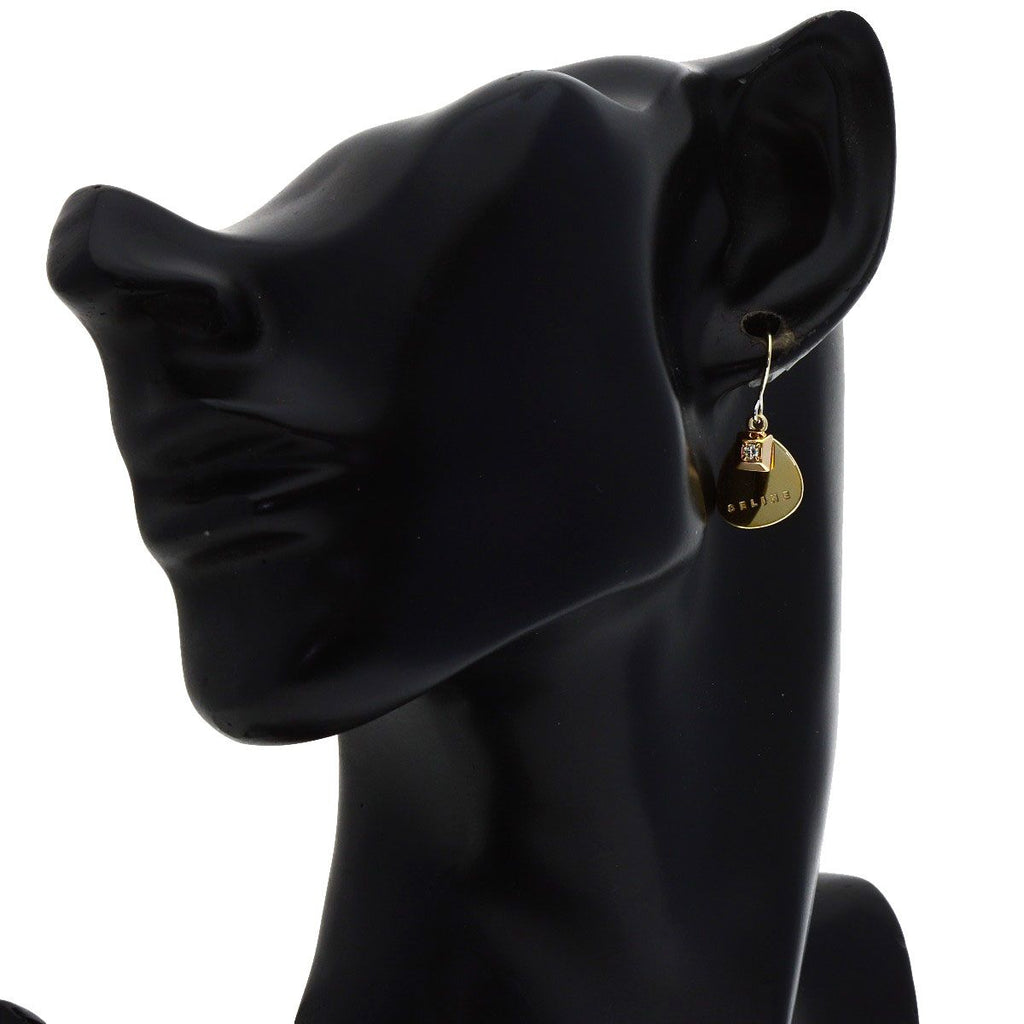 Celine Diamond Logo Earrings — view 3