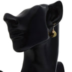 Celine Diamond Logo Earrings — view 3