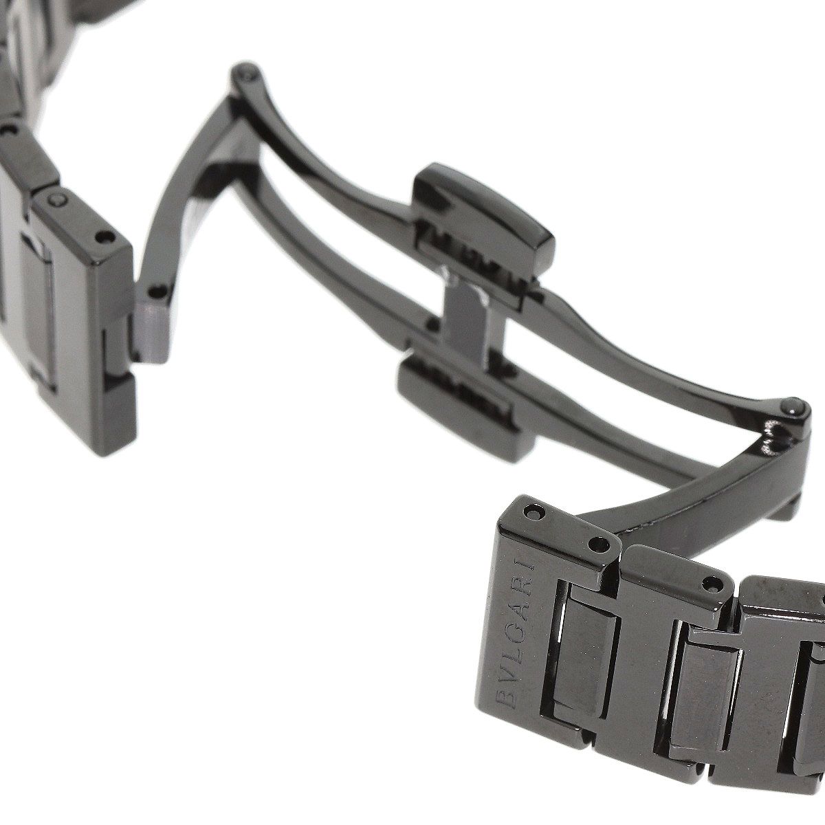 Bvlgari Black Diamond Carbon Watch SS Dlc Boys — view 8