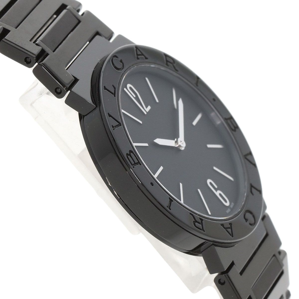 Bvlgari Black Diamond Carbon Watch SS Dlc Boys — view 6