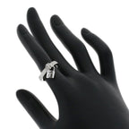 Louis Vuitton Baglock Pave Diamond 48 Ring 18K White Gold — view 8