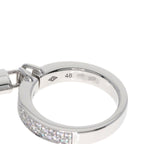 Louis Vuitton Baglock Pave Diamond 48 Ring 18K White Gold — view 7
