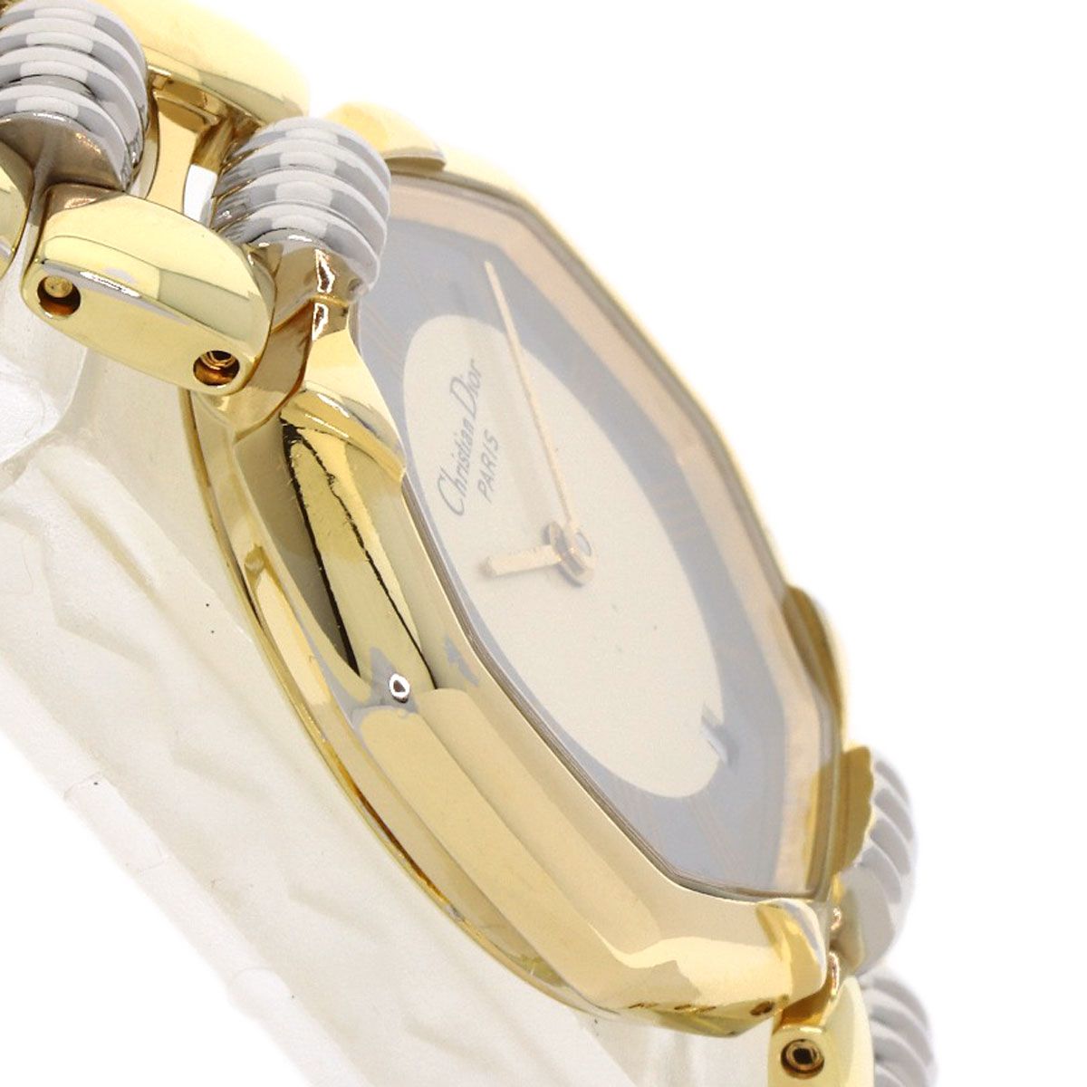 Dior Christian Octagon Watch SS Ssxgp — view 6