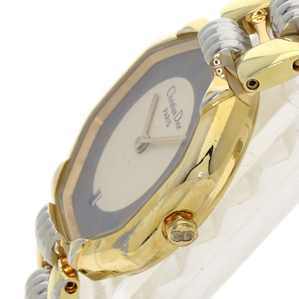 Dior Christian Octagon Watch SS Ssxgp — view 5
