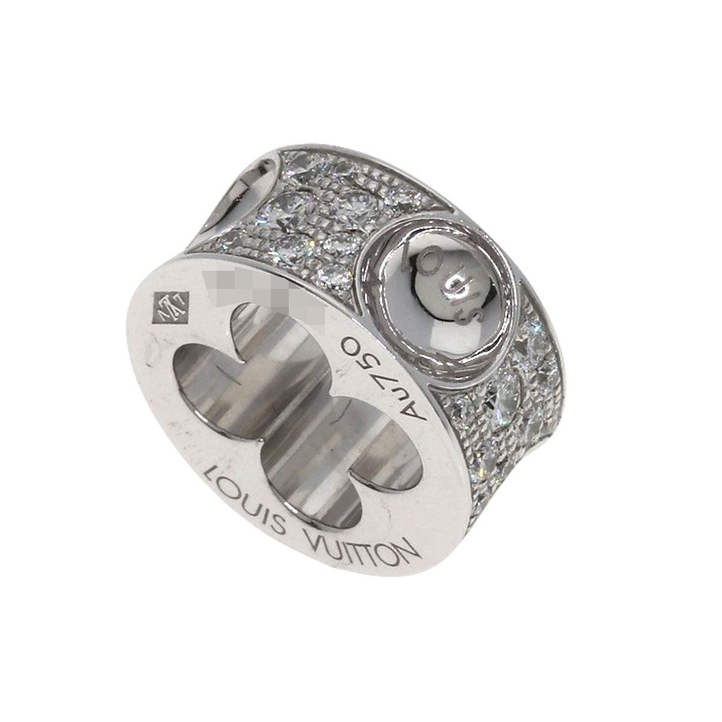 Louis Vuitton Pendentif Empreinte Diamond Pendant Top 18K White Gold — view 2