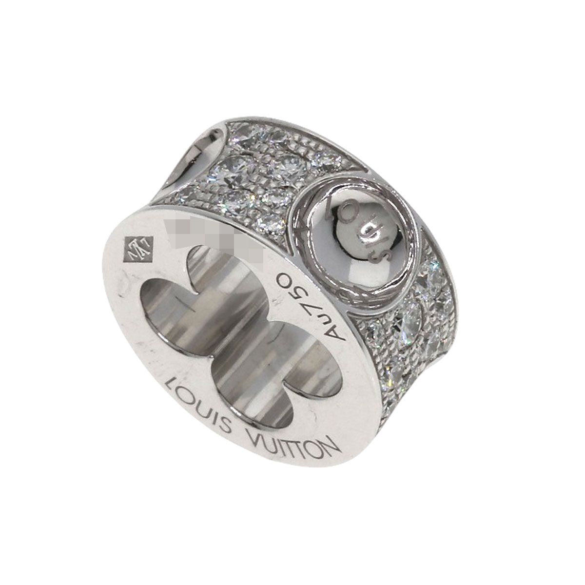 Louis Vuitton Pendentif Empreinte Diamond Pendant Top 18K White Gold — view 2