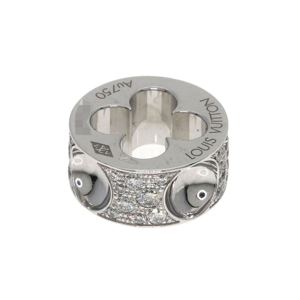 Louis Vuitton Pendentif Empreinte Diamond Pendant Top 18K White Gold — view 3