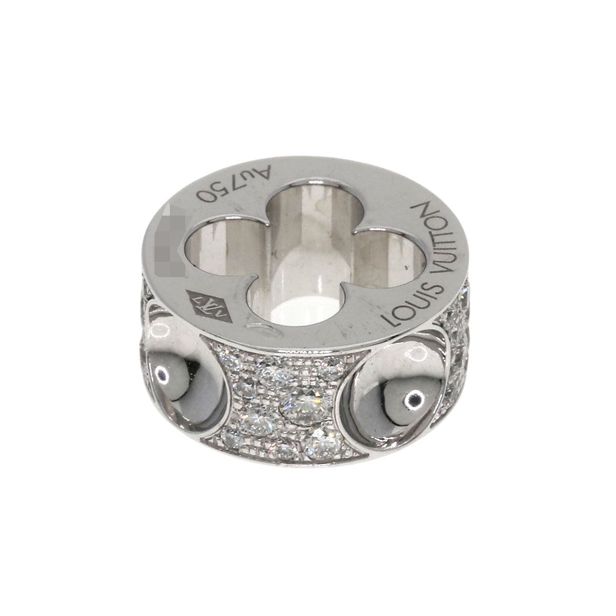 Louis Vuitton Pendentif Empreinte Diamond Pendant Top 18K White Gold — view 3