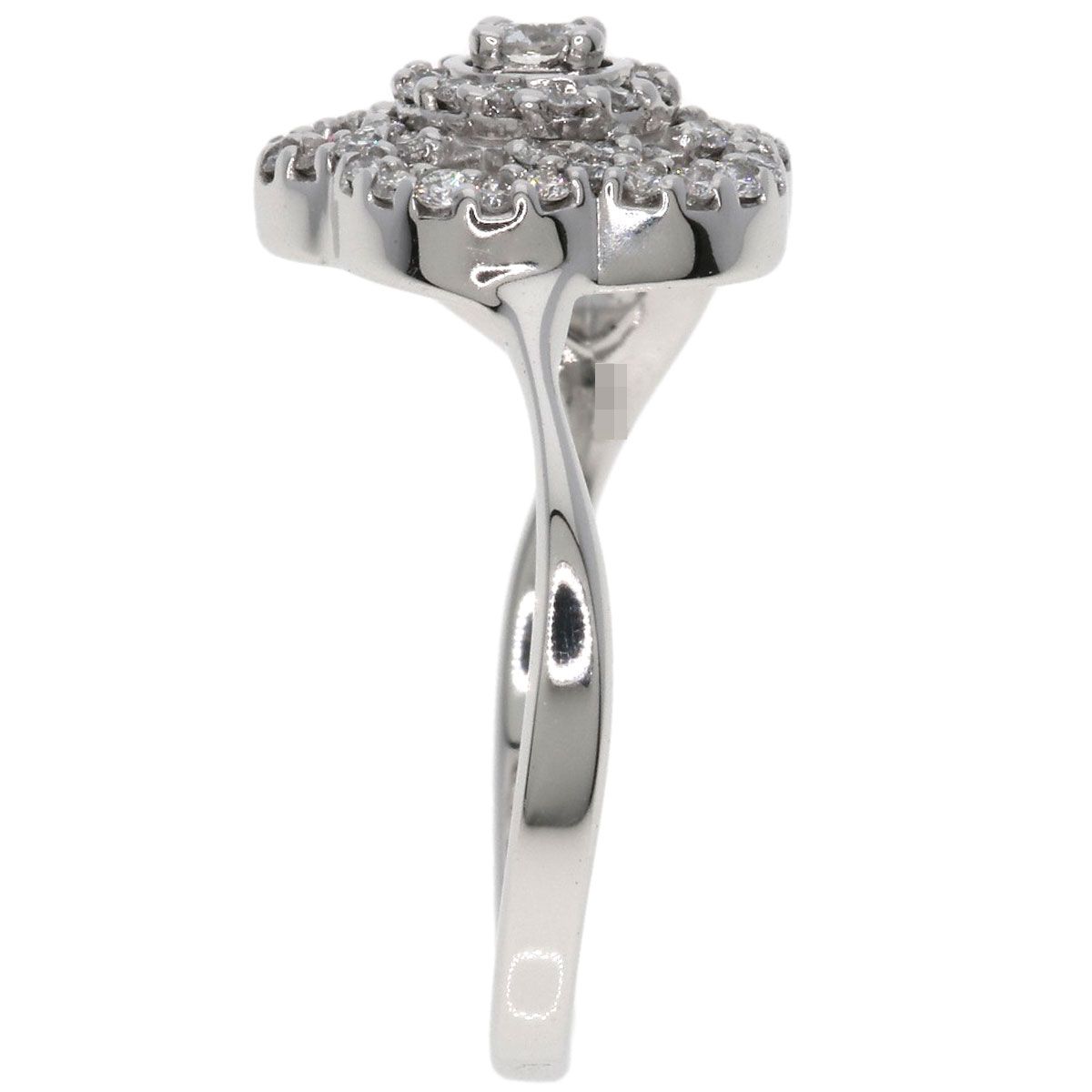 Chanel Camellia Collection Diamond Ring 18K White Gold — view 4