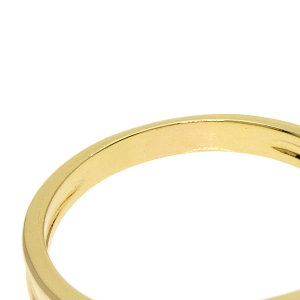 Dior Logo Diamond Ring 18K Yellow Gold — view 9