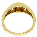 Dior Logo Diamond Ring 18K Yellow Gold — view 5