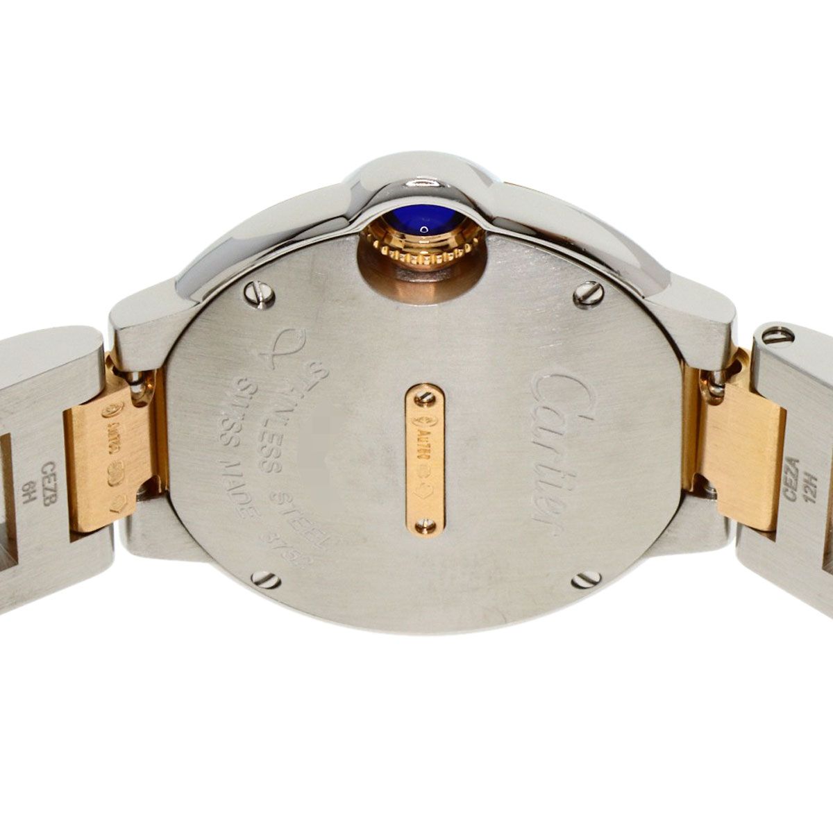 Cartier Ballon Blue Watch SS Pink Gold — view 7