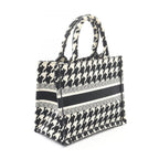 Dior Tote Book Small Black White Canvas — view 2