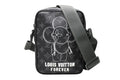 Louis Vuitton Danube PM Vivienne Shoulder Bag Monogram Shadow Leather Black
