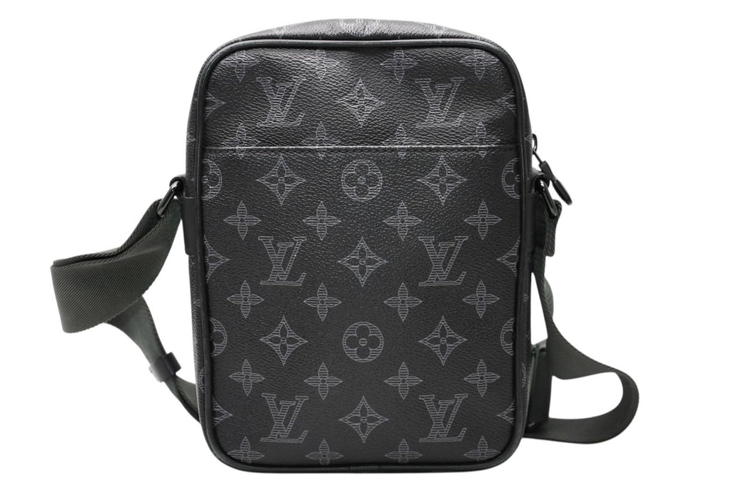 Louis Vuitton Danube PM Vivienne Shoulder Bag Monogram Shadow Leather Black — view 3