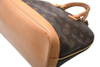 Louis Vuitton Alma PM Handbag Monogram Brown Gold — view 7