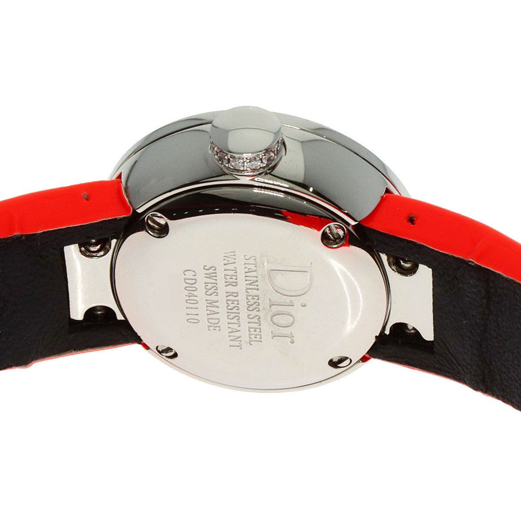 Dior Christian la Mini DI Diamond Watch SS Leather — view 7