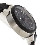 Louis Vuitton Tambour Chronograph Gmt Evolution Watch SS Leather — view 6