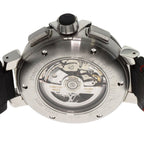 Louis Vuitton Tambour Chronograph Gmt Evolution Watch SS Leather — view 7