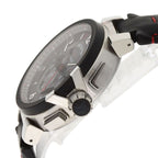 Louis Vuitton Tambour Chronograph Gmt Evolution Watch SS Leather — view 5
