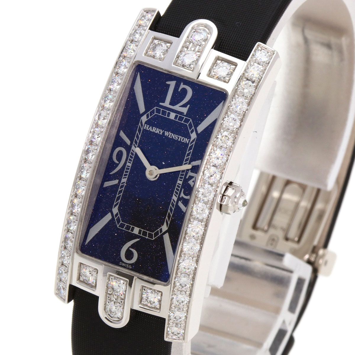 Harry Winston Avenue-c Aventurine Limited to 200 Watches 18K White — view 3