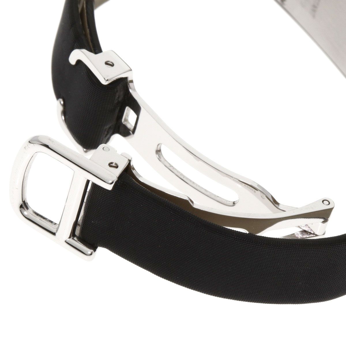 Cartier Tank American SM Bezel Diamond Watch 18K White Gold Satin X — view 8
