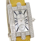 Harry Winston Avenue Classic Watch 18K White Gold Leather — view 4