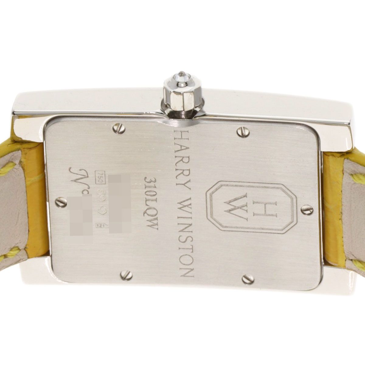 Harry Winston Avenue Classic Watch 18K White Gold Leather — view 7