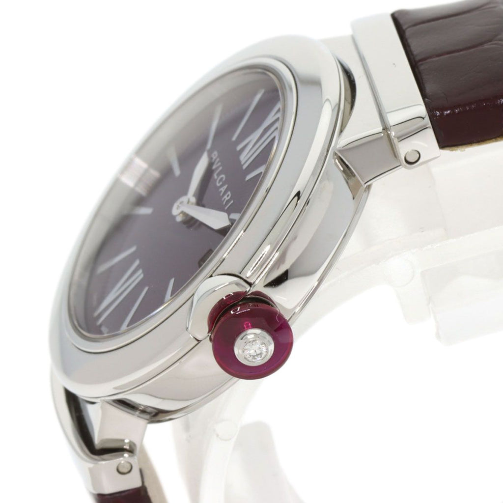 Bvlgari Luchea Watch SS Leather — view 4