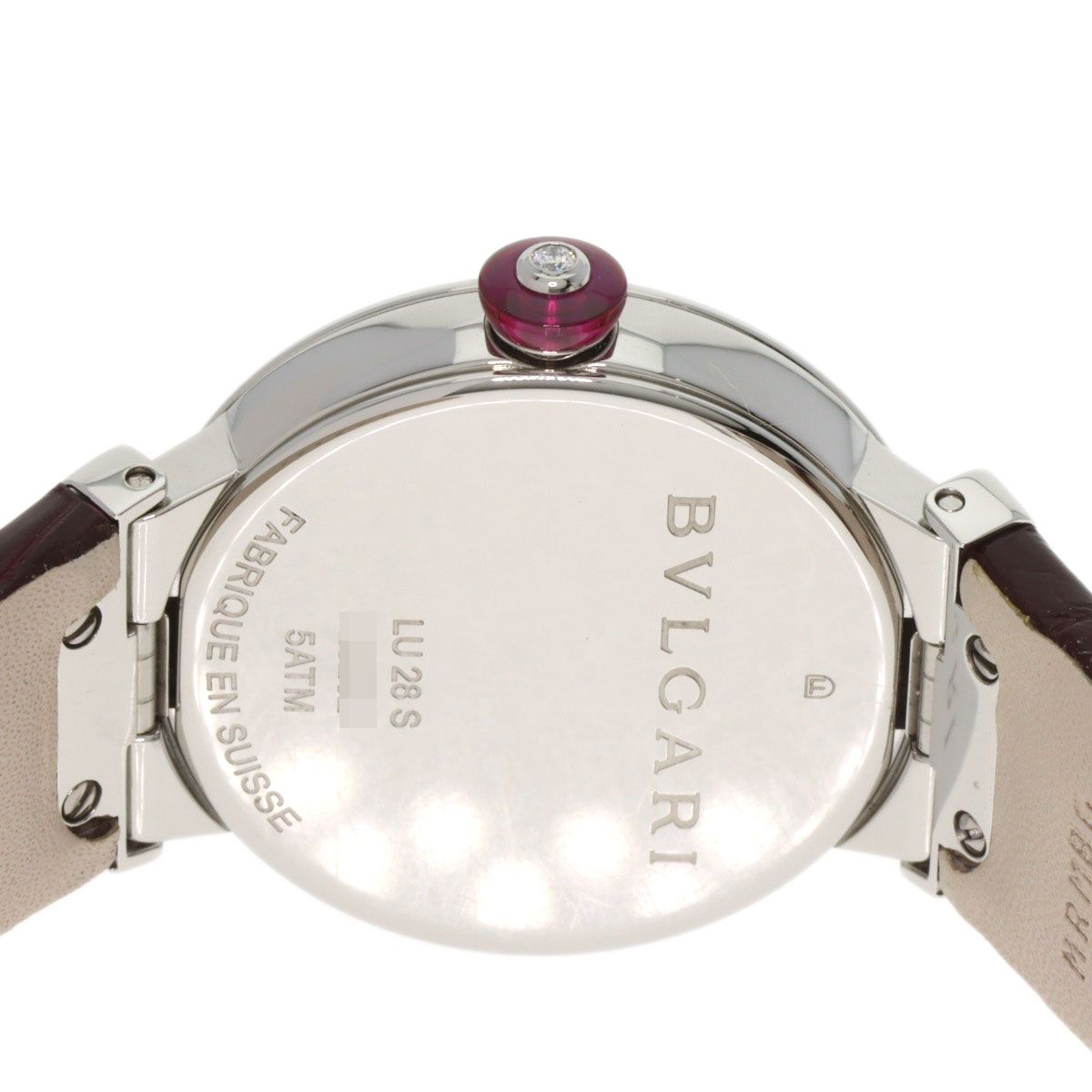 Bvlgari Luchea Watch SS Leather — view 6