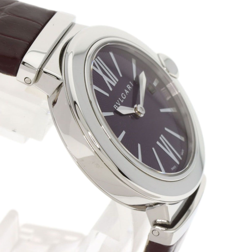 Bvlgari Luchea Watch SS Leather — view 5