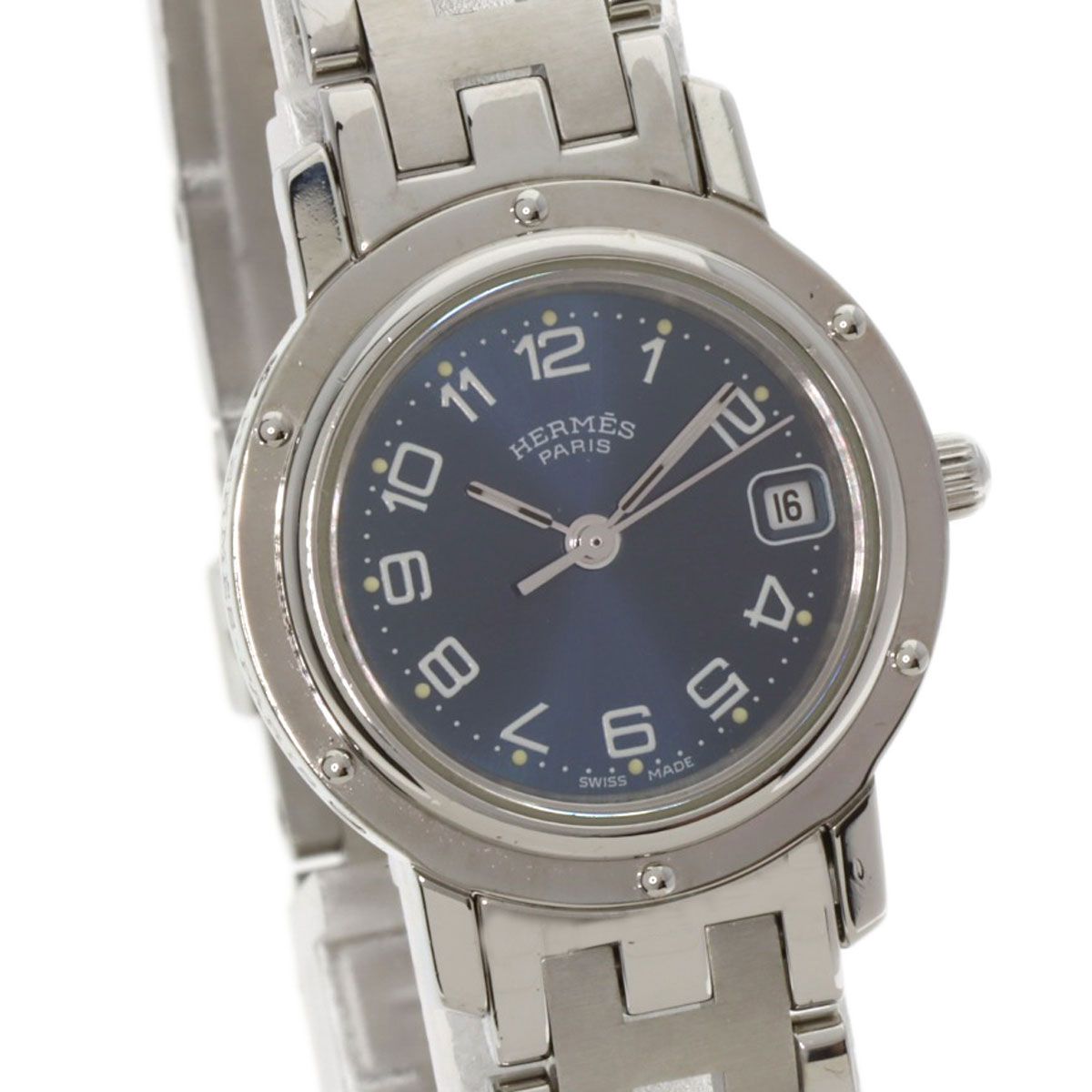 Hermes Clipper Watch SS — view 4