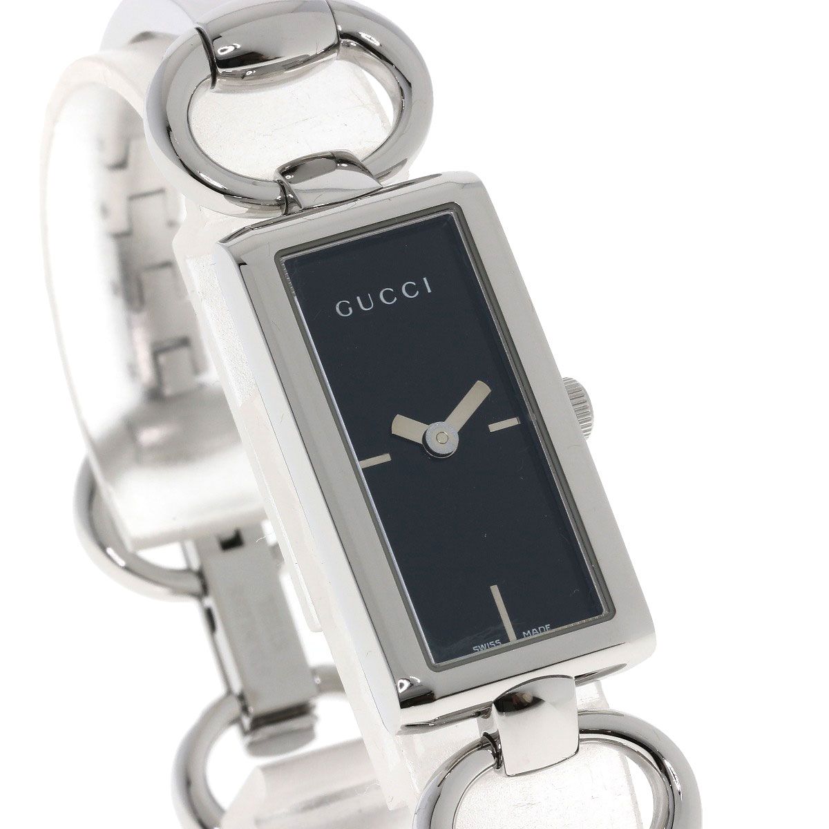 Gucci Square Face Watch SS — view 4