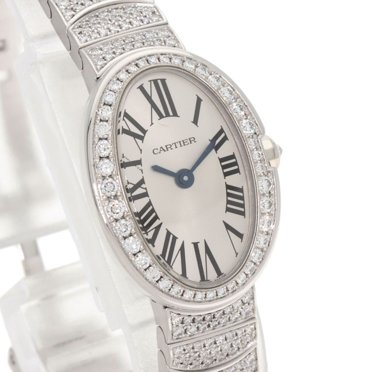Cartier Mini Venuere Diamond Watch 18K White Gold Goldx — view 4