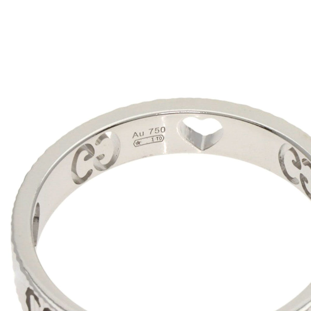 Gucci Icon Heart Ring 18K White Gold — view 7