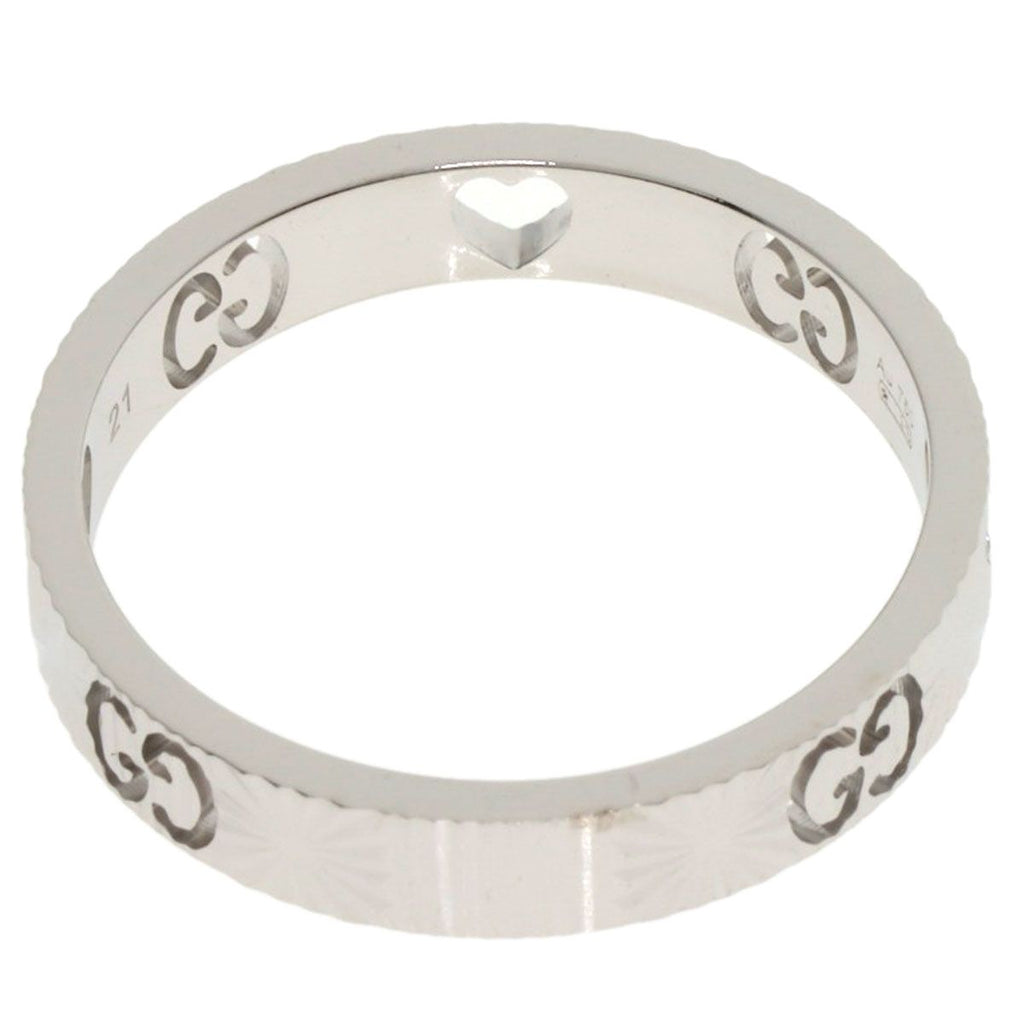 Gucci Icon Heart Ring 18K White Gold — view 5