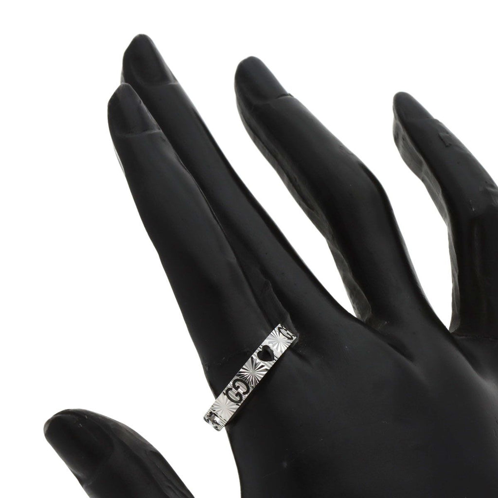 Gucci Icon Heart Ring 18K White Gold — view 9