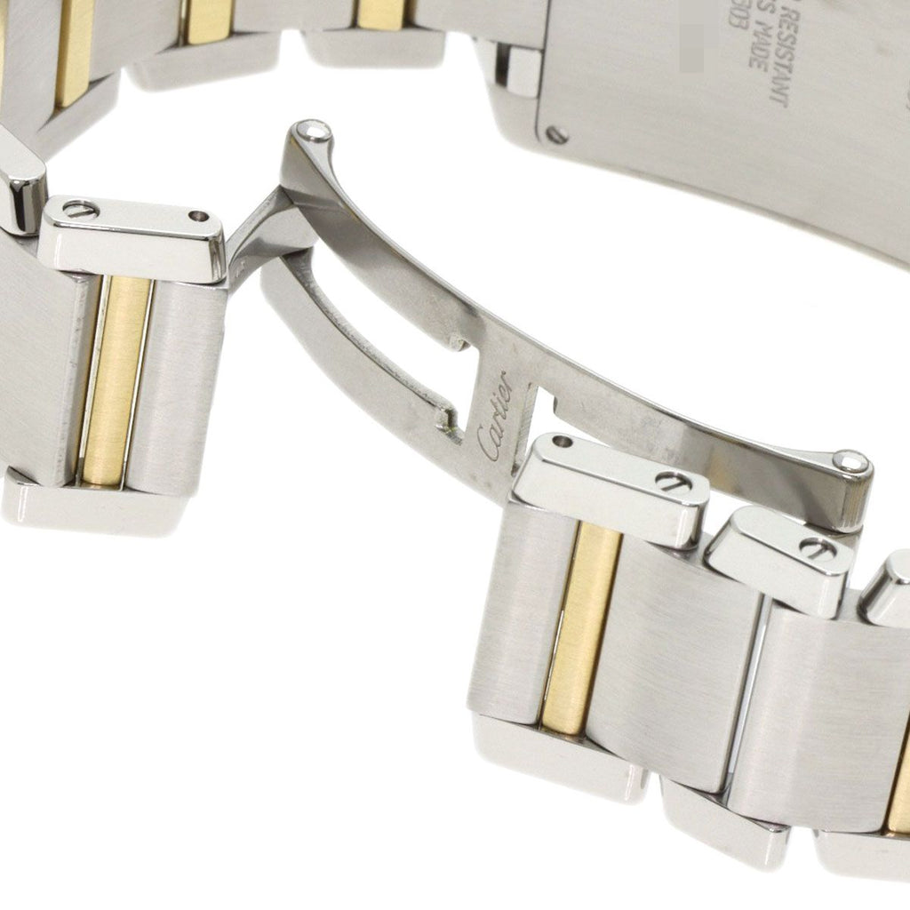 Cartier Tank Francaise Chrono Reflex Watch SS Yellow Gold — view 8