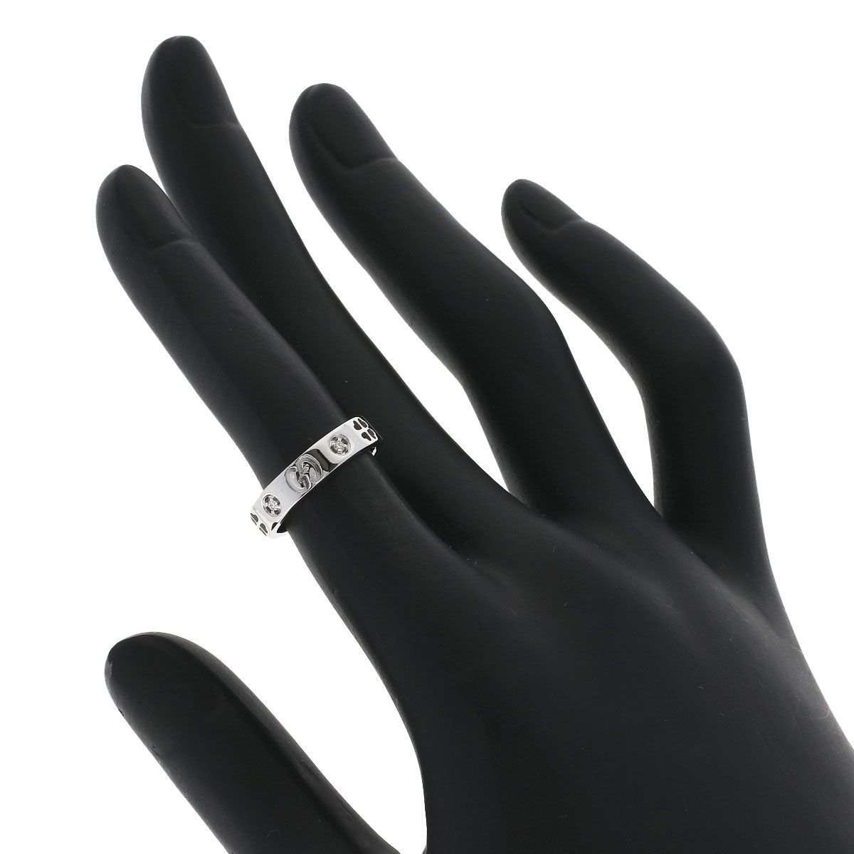 Gucci Icon Amor Forever Diamond Ring 18K White Gold — view 7