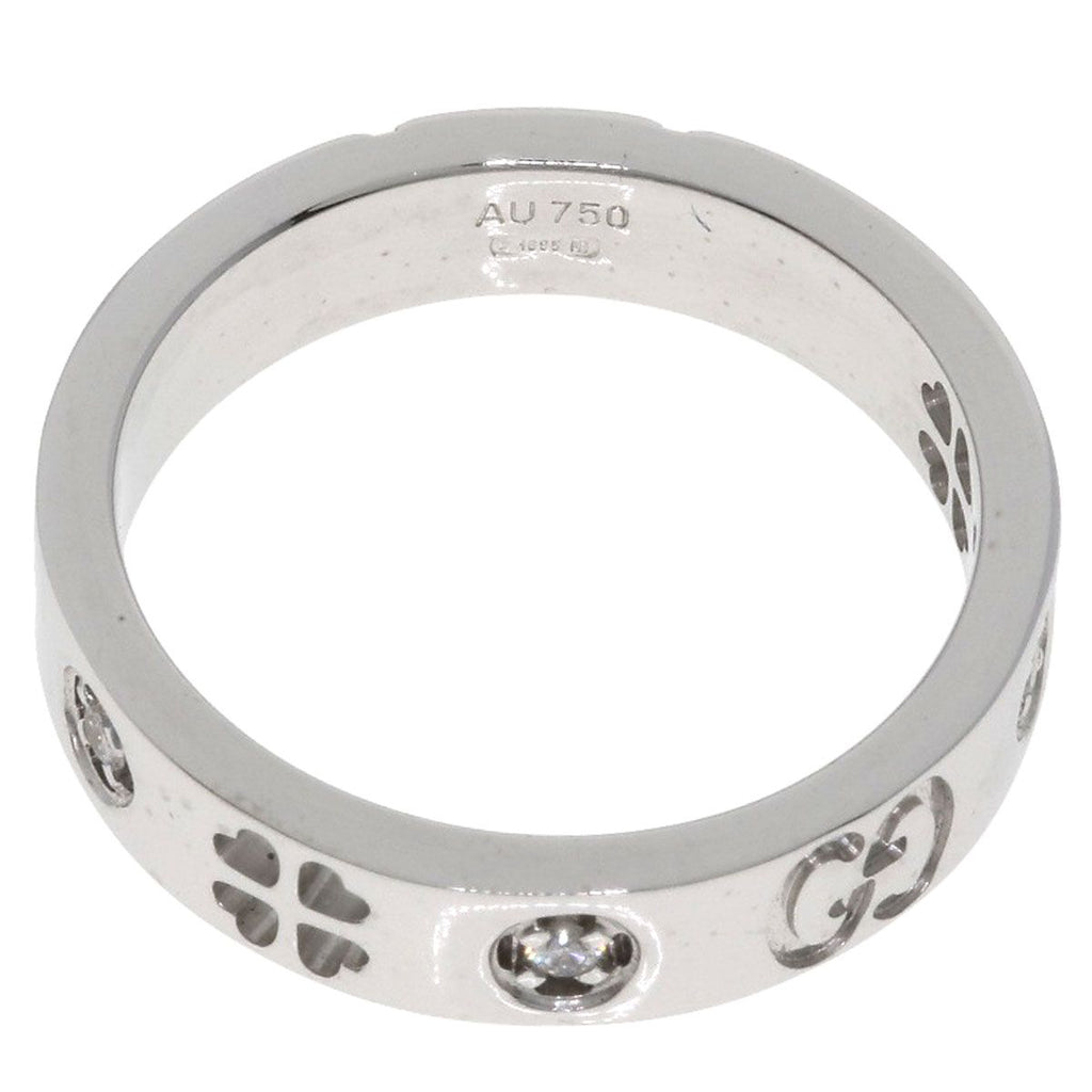 Gucci Icon Amor Forever Diamond Ring 18K White Gold