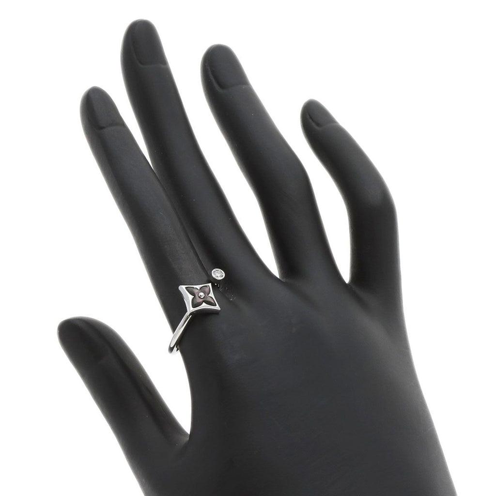 Louis Vuitton Bag Star Blossom Mini 57 Ring 18K White Gold — view 7