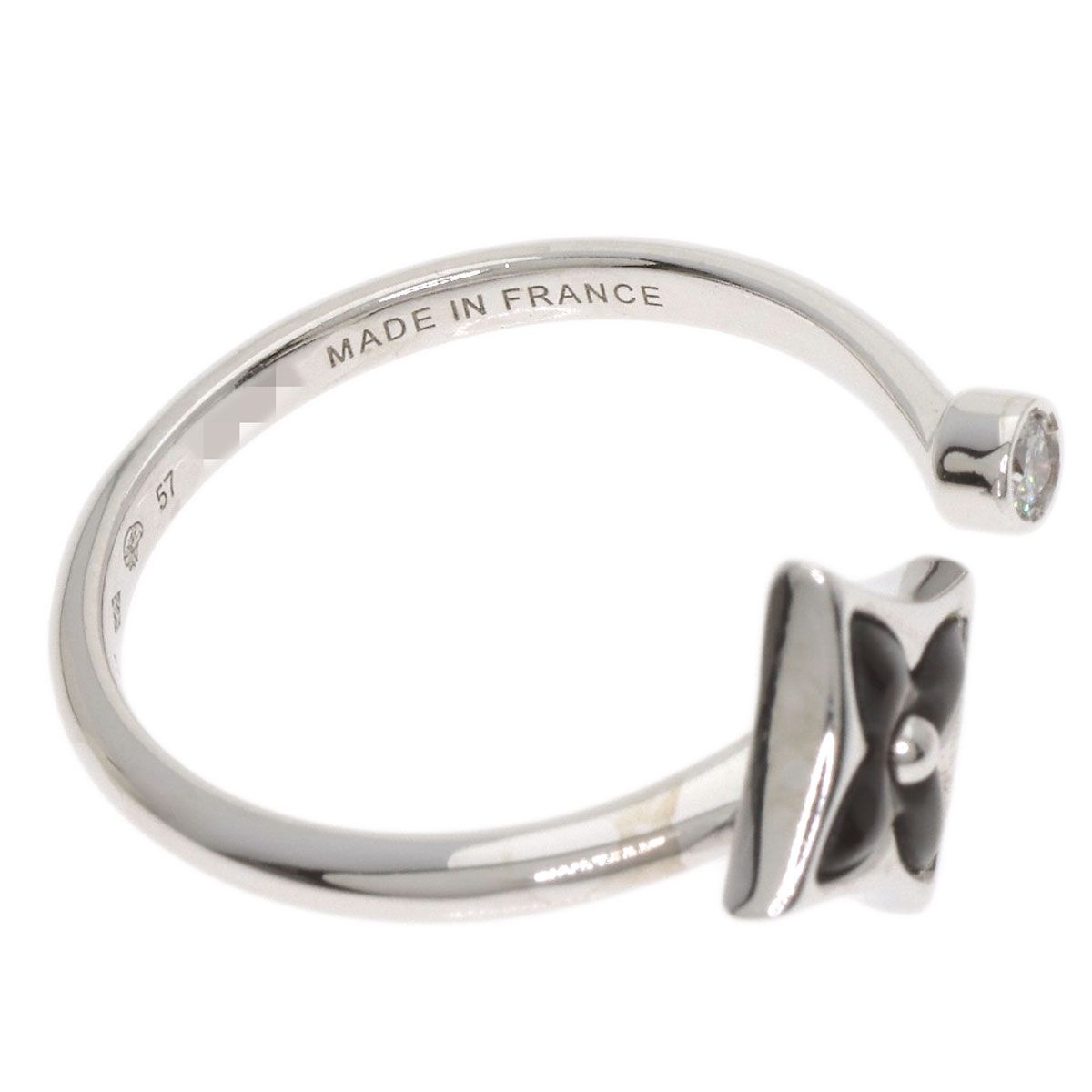 Louis Vuitton Bag Star Blossom Mini 57 Ring 18K White Gold — view 6