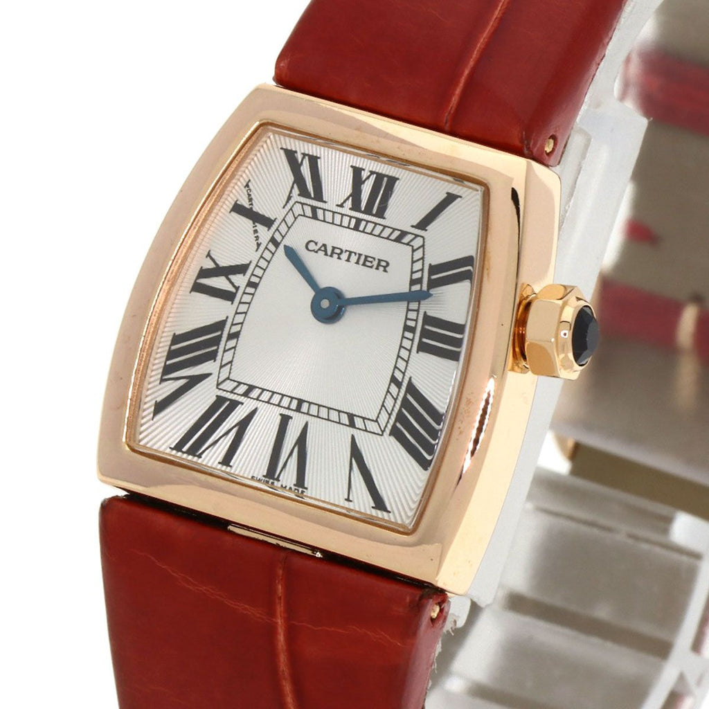 Cartier Ladonya SM Watch 18K Pink Gold Leather — view 3