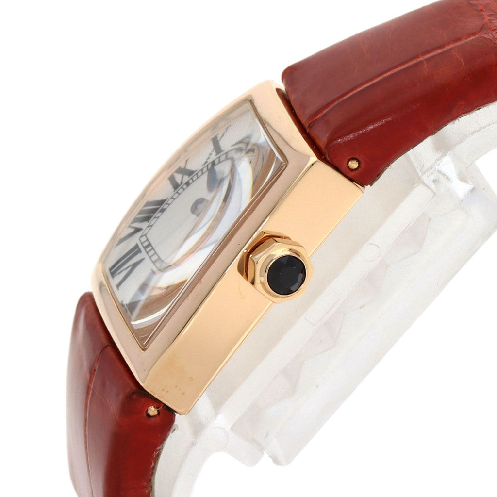 Cartier Ladonya SM Watch 18K Pink Gold Leather — view 5