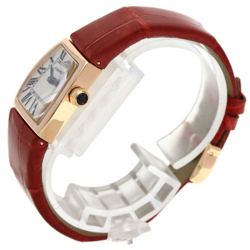 Cartier Ladonya SM Watch 18K Pink Gold Leather — view 2