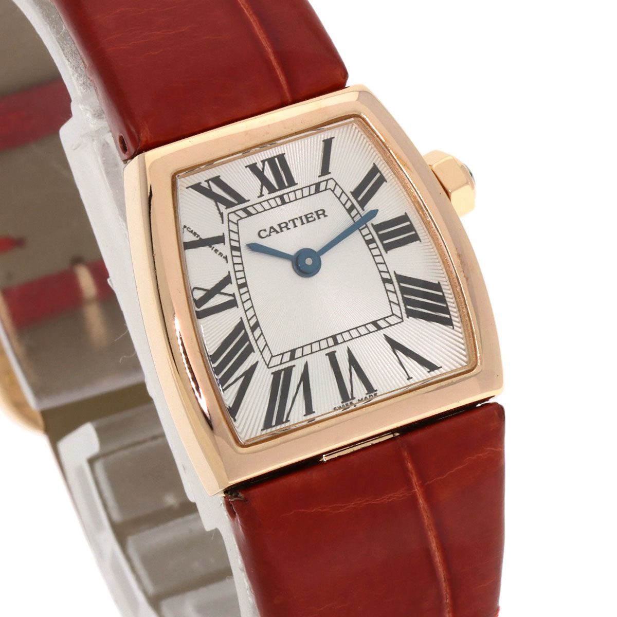 Cartier Ladonya SM Watch 18K Pink Gold Leather — view 4