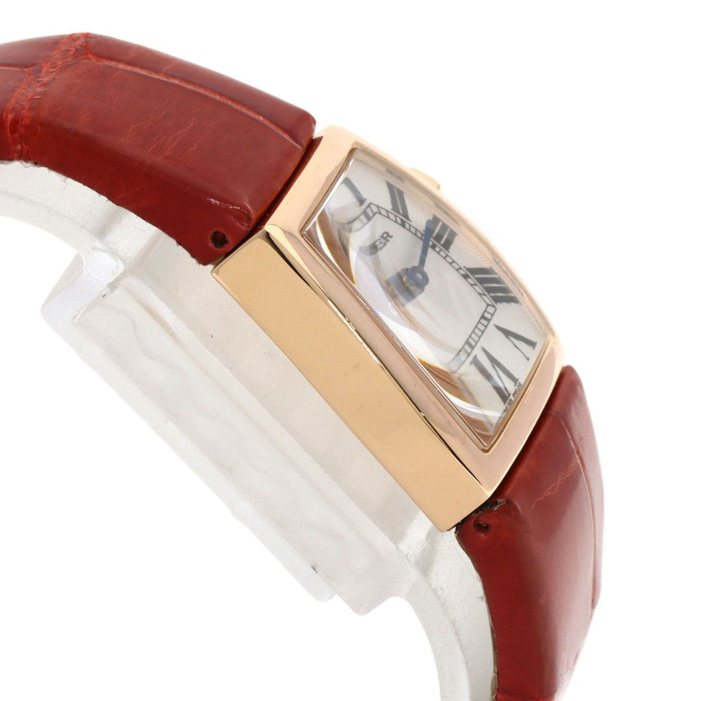 Cartier Ladonya SM Watch 18K Pink Gold Leather — view 6