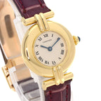 Cartier Must Colise Watch 18K Yellow Gold Leather — view 4