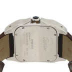 Cartier Santos 100 LM Watch SS Leather 18K Yellow Gold — view 7
