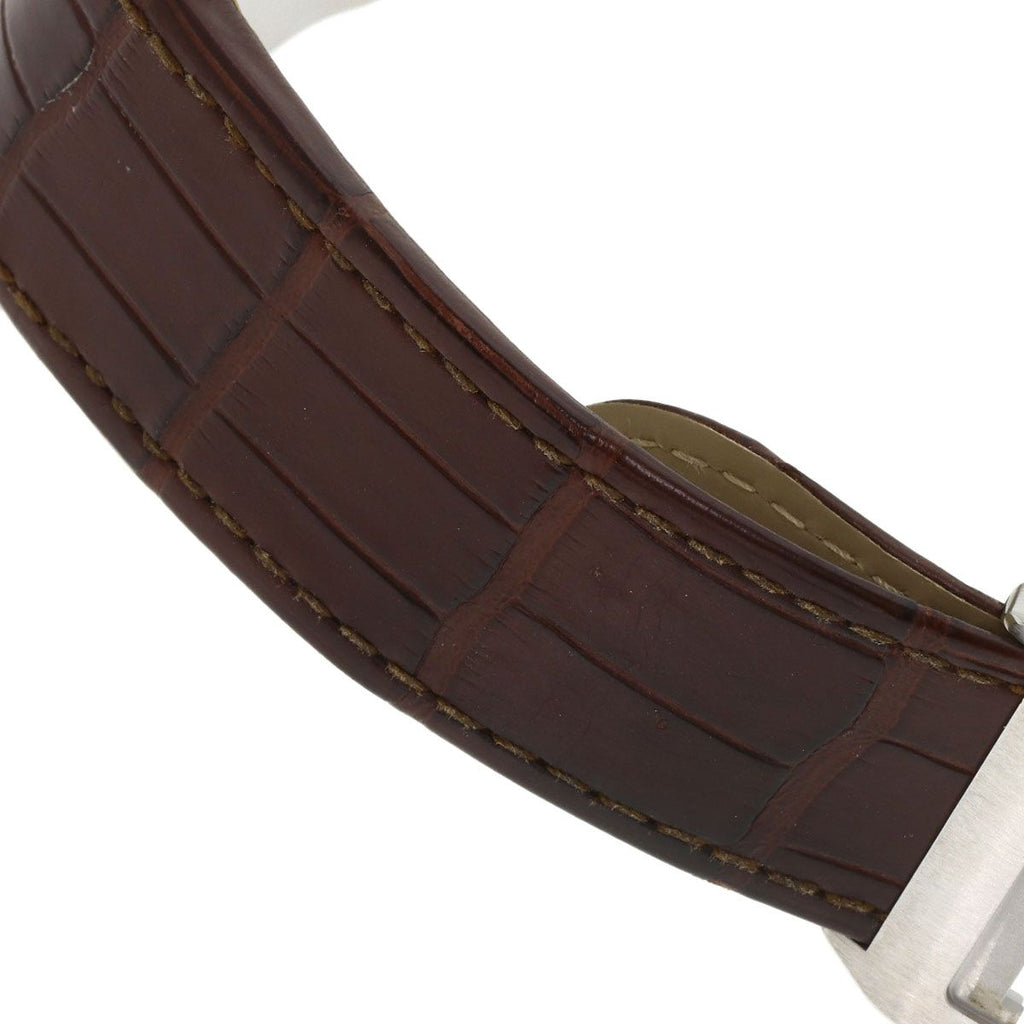 Cartier Santos 100 LM Watch SS Leather 18K Yellow Gold — view 9